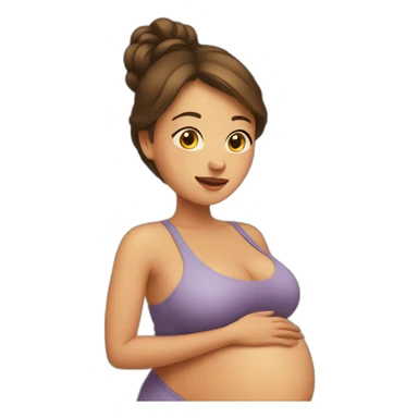 pregnant sticker