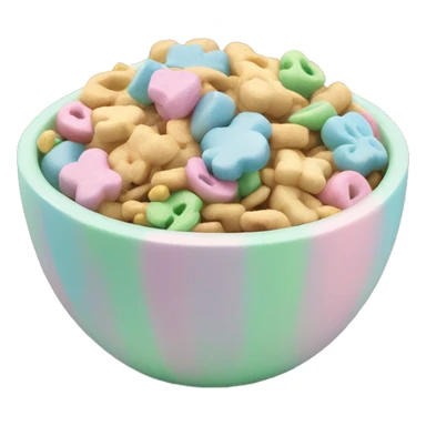 Pastel bowl full of Lucky charms  sticker