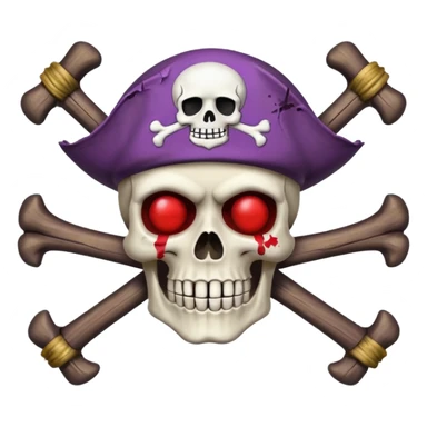 Whitebeard pirates jolly roger sticker