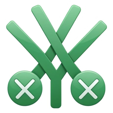 three checkmarks, visually balanced, to represent 3x, no additional icons sticker