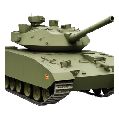 Military tank sticker