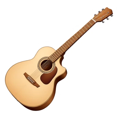 Acoustic guitar sticker