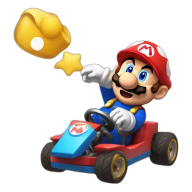 mario kart sticker