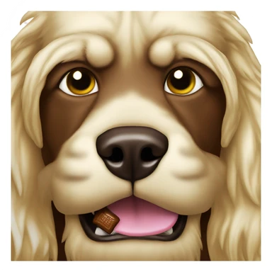 dog the bounty hunter eating a bounty chocolate  sticker