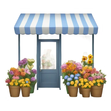 flowers shop sticker