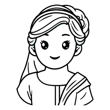 Belle from Disney sticker