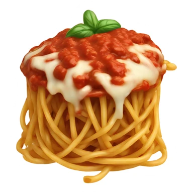 spaghetti à la sauce à la viande sticker