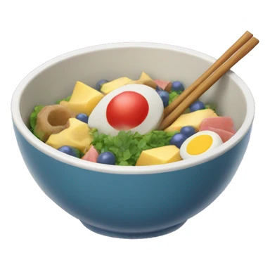 pokè bowl sticker
