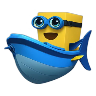 dory with a controller sticker