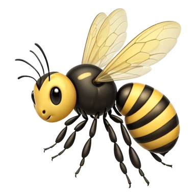 bee flying sticker