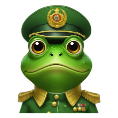 frog dictator sticker