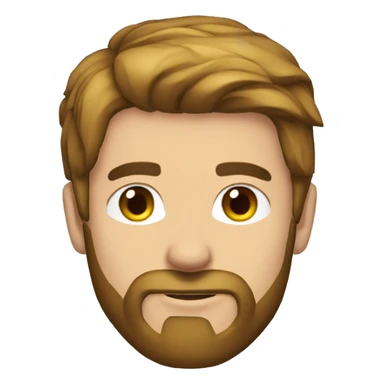 Men barba audifonos moreno y gamer sticker