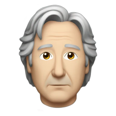 alan rickman serious sticker