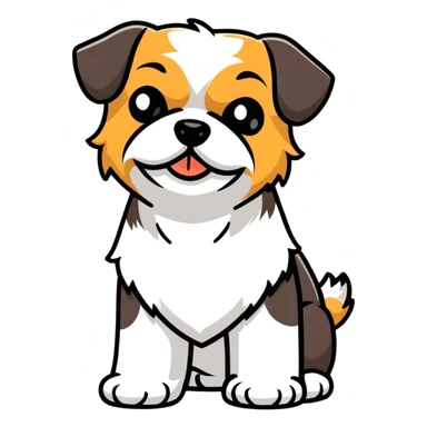 Shih tzu terrier sticker