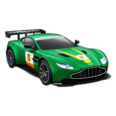 green fernando alonso aston martin sticker