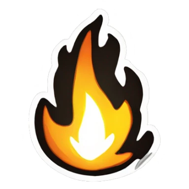 Logo of OCS en flamme  sticker
