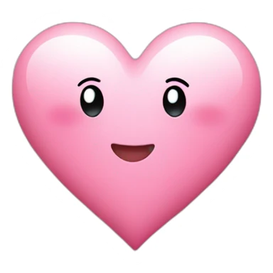 heart pink with stars sticker