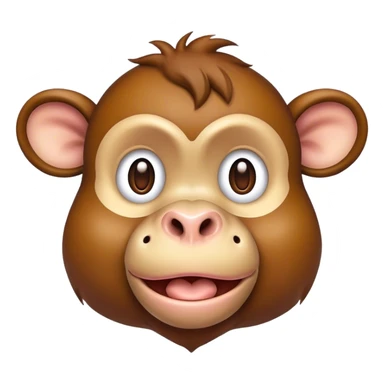 Cow monkey  sticker