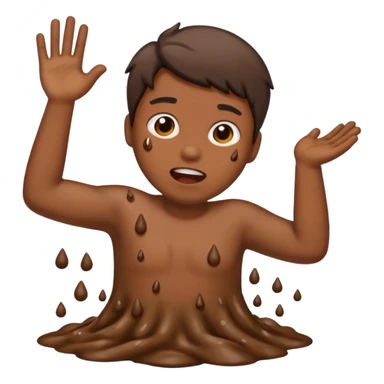 Throwing poop sticker