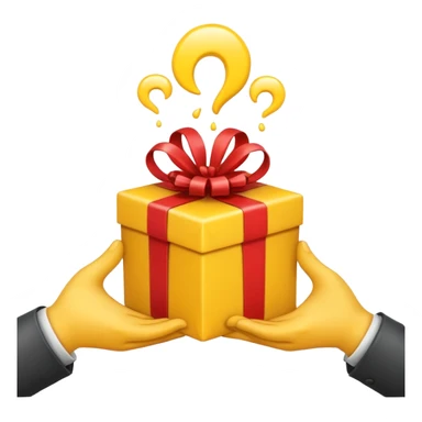 i want an emoji who says that we exchange something. sticker