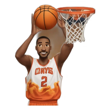 Slam dunk sticker