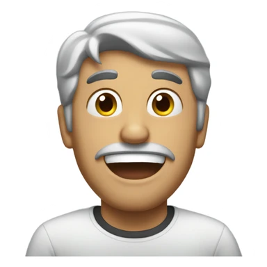 Man mewing looksmaxxing  sticker