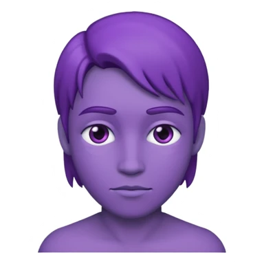 purple person sticker