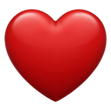 dark red heart emoji very dark red  sticker