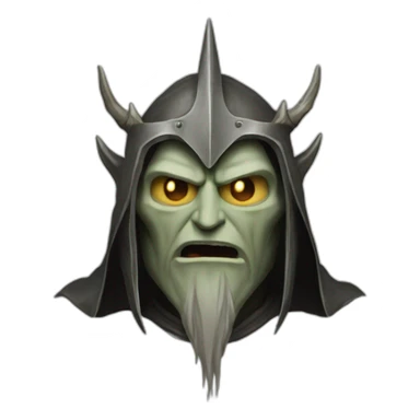 The witch king from the lord of the rings movies sticker