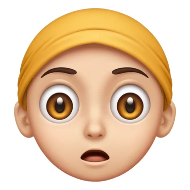 Jaw drop in love emoji sticker