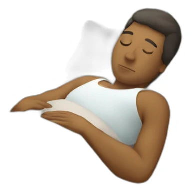 asleep at noon sticker