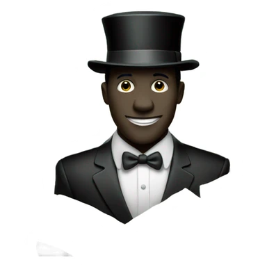 Black monopoly man on a pile of money  sticker
