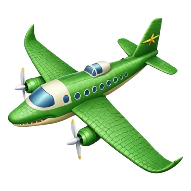 Cocodrilo avion  sticker