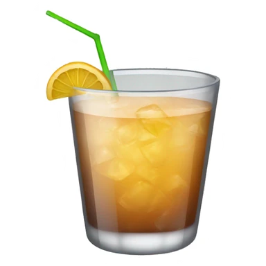 Male cocktail glass sticker