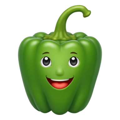 green pepper sticker