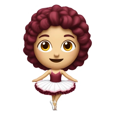 burgundy music box with ballerina sticker