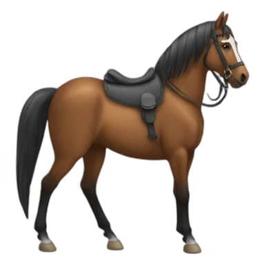 Queue de cheval sticker