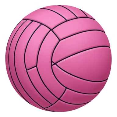 pink  volleyball sticker
