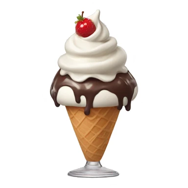 Ice cream sundae  sticker