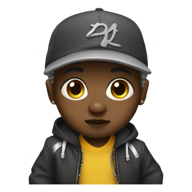 hip hop baby sticker