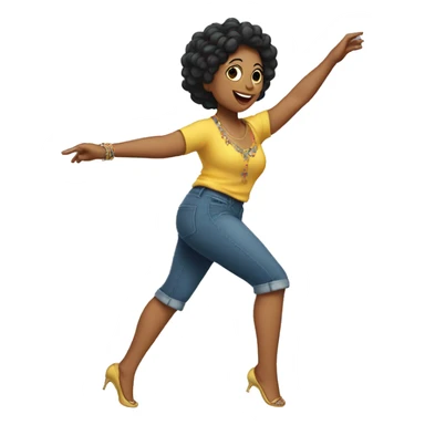 Paloma bailando sticker