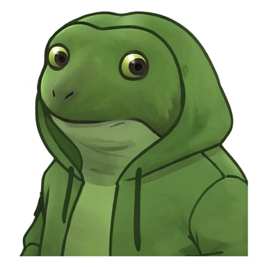 Sloth in a hoddie sticker