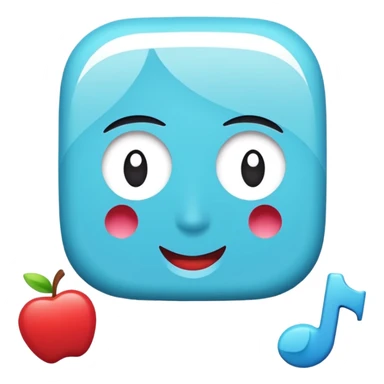 Tiktok beyaz tik etrafı mavi sticker