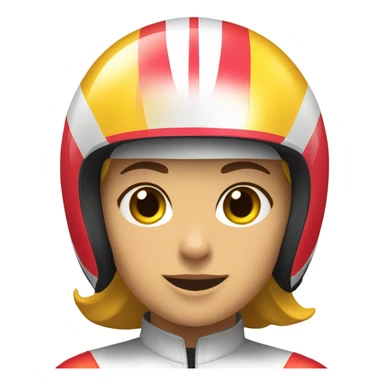 Speed racer as a girl sticker