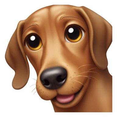 Weiner dog crying sticker