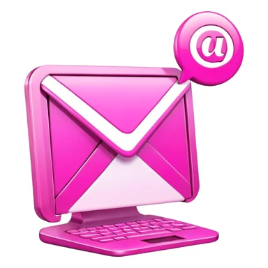 pink email automation sticker