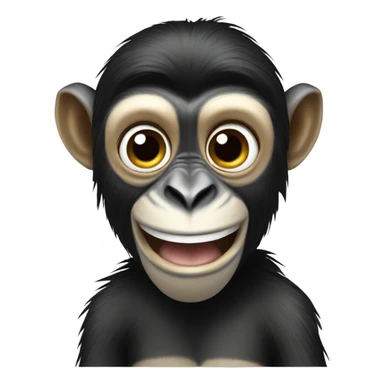 Spider monkey sticker
