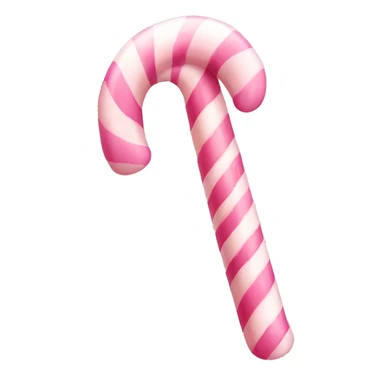 light pink candy cane sticker