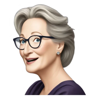 meryl streep sticker