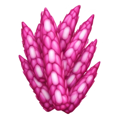 HOT PINK CORN with GLITTER sticker